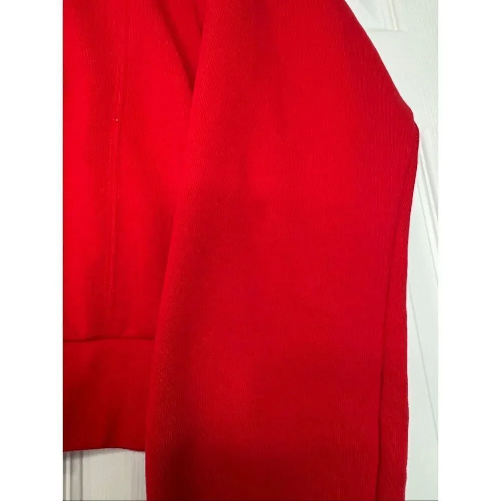 Nike USA Womens Basketball 2024 Olympic Village Red Fleece Sweatshirt Size Small